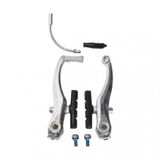 Set frana V805 argintie fata spate