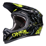 Casca integrala O'Neal Backflip, Zombie negru/galben neon