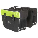 GEANTA PORTBAGAJ M-WAVE 2 PIESE AMSTERDAM DOUBLE NEGRU/VERDE