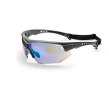 Ochelari Ciclism Bikefun Shark Gri, Verde REVO lens cat.3