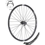 Roata CROSSER X6 32H 27.5" Spate QR Disc Caseta capsata butuc SHIMANO TX505 Centerlock Negru