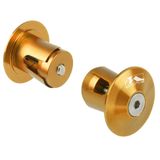 CAPETE MANSOANE GHIDON M-WAVE 17 2-21MM ALUMINIU GOLD/ORANGE ANODIZAT