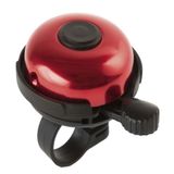 Sonerie aluminiu M-WAVE "ROTARY ACTION", 53mm, rosie