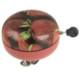 Sonerie metal M-WAVE "DING-DONG", 80mm, "STRAWBERRY"