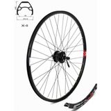 Roata Crosser X11 36H 28 Fata QR Disc, butuc SHIMANO, ADH3D32AL
