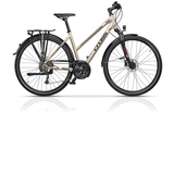 Bicicleta Trekking Cross Travel Lady, Gri-Negru