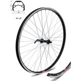 Roata CROSSER X2 36H 26  Fata QR Disc capsata Negru