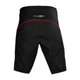 Pantaloni scurti FUNKIER Lucca Pro Kids - Negru-Rosu, 12 ani