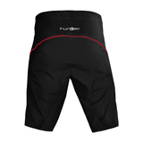 Pantaloni scurti FUNKIER Lucca Pro Kids -  Negru-Rosu, 14 ani