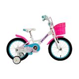 Bicicleta cu Roti Ajutatoare Ultra Larisa, 16, C-Brake Alb