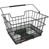 Cos bicicleta spate Pletscher Flash black  with 3-point adapter