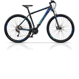 Bicicleta MTB Hardtail Cross GRX 9 HDB, 29, negru-albastru