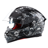 Casca O'Neal Challenger CRANK, negru-alb