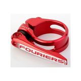 Fouriers Colier pentru tija de sa cu prindere rapida  Al-6061-T6-31.8x27.2  Rosu