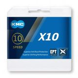 Lant KMC X10 EPT 10Vit 1/2 x11/12  116 zale pin 5 88mm  ANTI-Rugina/Coroziune 267g Argintiu inchis