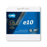 Lant KMX E10-T Silver extra-dur pt eBike 10Vit 1/2  X 11/128 136 zale 316g argintiu