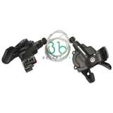 Manete schimbator SRAM la deget, SL X4, 8V