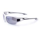 Ochelari BF Spy negru/alb #2 smoke lentile  flash mirror C3