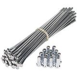 SPITE OTEL NEGRE HTU 302MM CU NIPLURI ARGINTII 280000002170