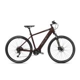 Bicicleta electrica de trekking barbati Romet Orkan 2 M MM M/18 Maro Inchis/Gri 2023