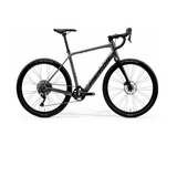 Bicicleta electrica gravel Merida eSilex Plus 600, argintiu-negru