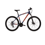 Bicicleta MTB Hardtail Kross Hexagon 3.0, Albastru-Portocaliu