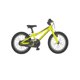 Bicicleta Scott Scale 16, 2022, galben