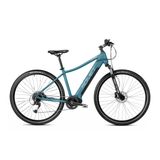 Bicicleta electrica de trekking femei Romet Orkan 2 D MM L/20 Albastru/Alb 2023