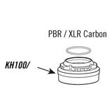 Capac superior Cannondale Lefty hybrid Carbon, Culoare: Black