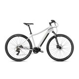 Bicicleta electrica de trekking femei Romet Orkan 1 D MM L/20 Argintiu/Galben 2023