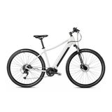 Bicicleta electrica de trekking femei Romet Orkan 2 D MM L/20 Argintiu/Galben 2023