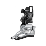 SCHIMBATOR FATA SHIMANO DEORE FD-M6025-E DUBLU PT 10VIT PE SPATE TOP SWING TRAGERE DE JOS E-TYPE CS 66-69 PT PINION 34-38T CL 48.8MM