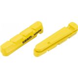 Saboti frana SRAM Road Carbon galben pentru Red / Force / Rival (2 buc), Culoare: Black