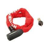 Antifurt Bikefun CityChain 2 Lant 5x850 mm, Rosu