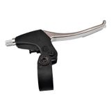 Maneta frana WL-348C pt 3 degete plastic/aluminiu negru/argintiu