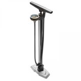 Pompa Bikefun de podea BLIZZARD steel, w/guage, Negru/Argintiu