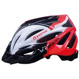 Casca MTB BikeFun Vision, alb-rosu