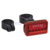 Stop spate cu 2 functii si 5 LED-uri Ventura 221085, rosu