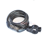 Antifurt spiralat Bikeforce, cifru, 12x1200mm