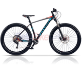 Bicicleta MTB Hardtail Cross Xtend PRO Plus, Negru-Albastru-Rosu