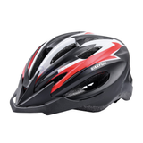 Casca MTB BikeFun Cobber, negru-rosu