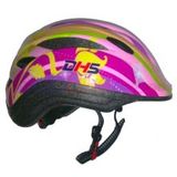 Casca Copii DHS, roz-galben