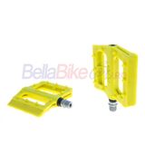 PEDALE PLASTIC CU RULMENTI HT-PA 12 GALBEN NEON