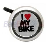 Sonerie Bikefun I Love My Bike SILVER