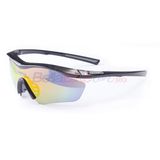 OCHELARI DE SOARE BF AIRJET BLACK #2 RED REVO LENS FLASH MIRROR C3 + 2PAIRS OPTION LENS