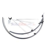 APARATORI NOROI MUDGUARD TREKKING ALU/PLASTIC CROM