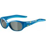 Ochelari Alpina Flexxy Kids rama Blue, lentile negre